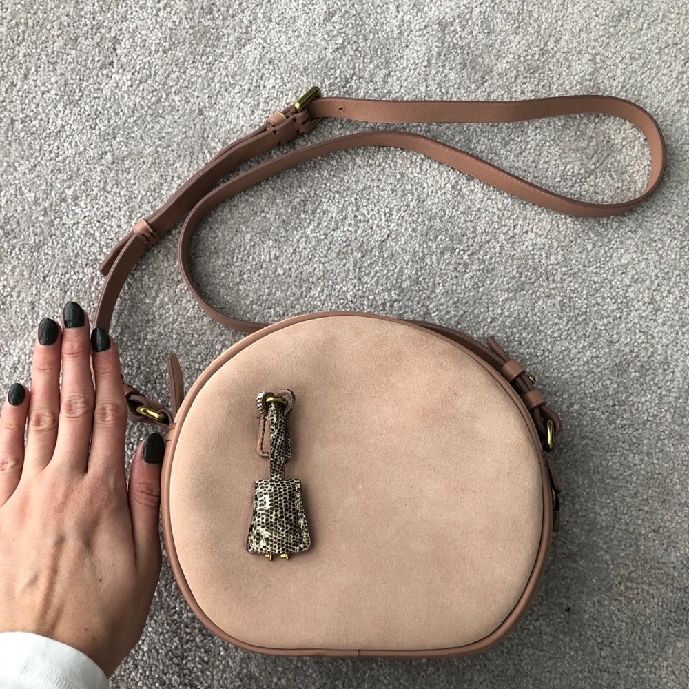 JCrew Genuine Suede & Leather Bag